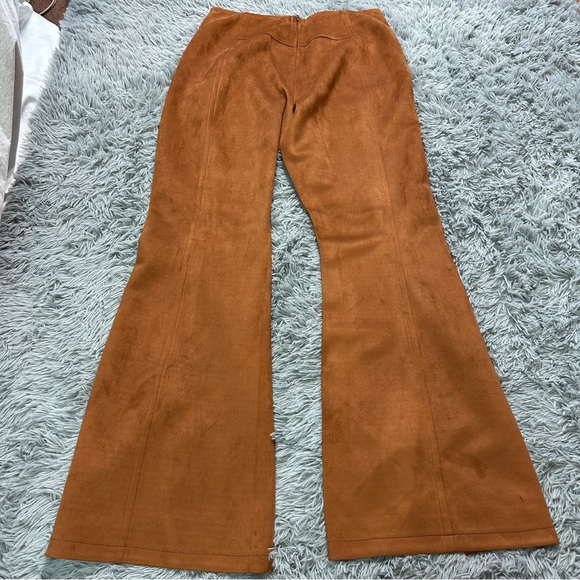 CRVY Real Deal Slit Vegan Suede Pants size 31 - Picture 3 of 11